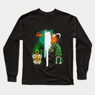 Gnomes st. Patricks day Long Sleeve T-Shirt